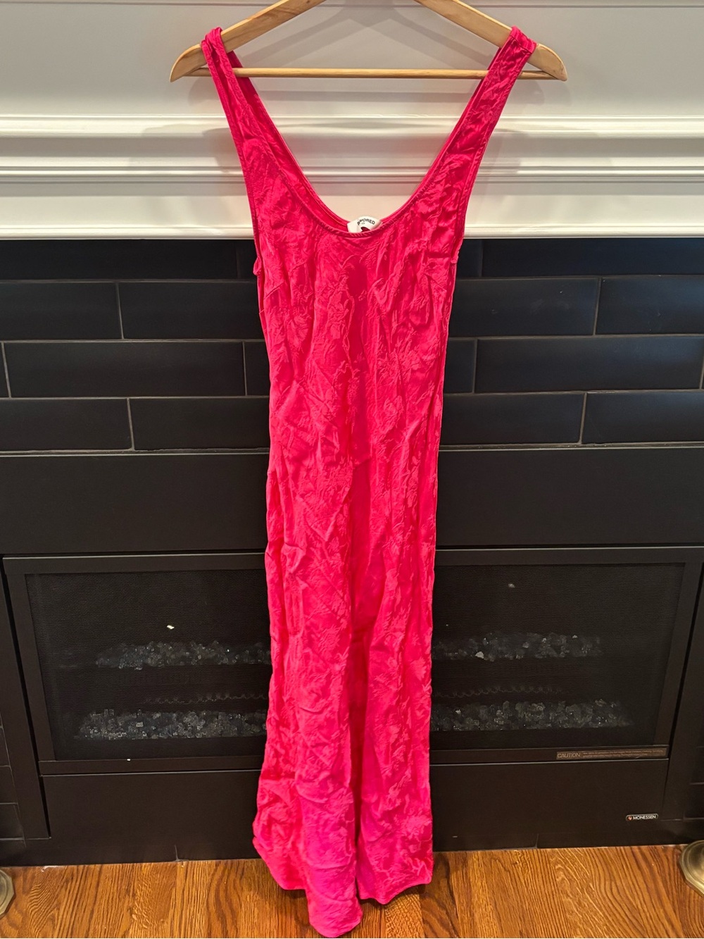 Rumored Satin Maxi Dress